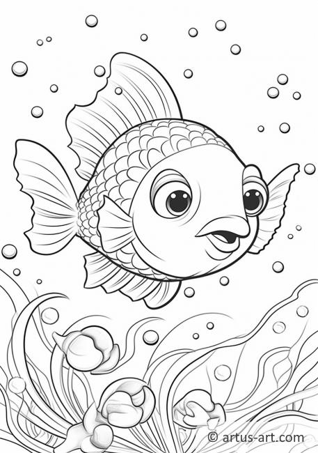 Flounder Coloring Page